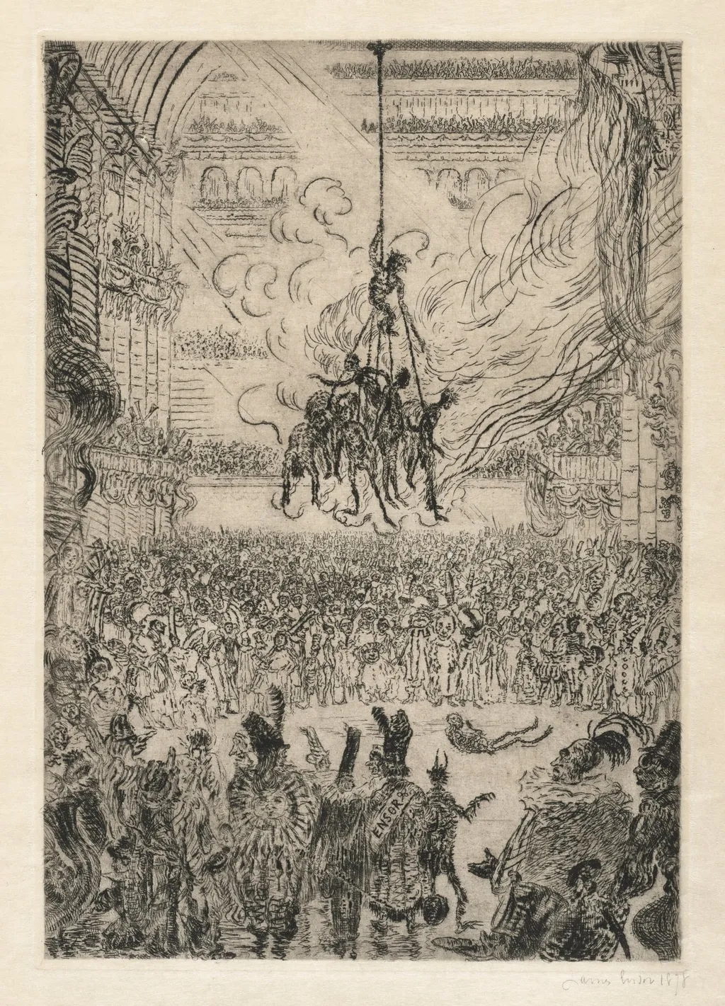 The Vengeance of Hop-Frog, by James Ensor, 1898