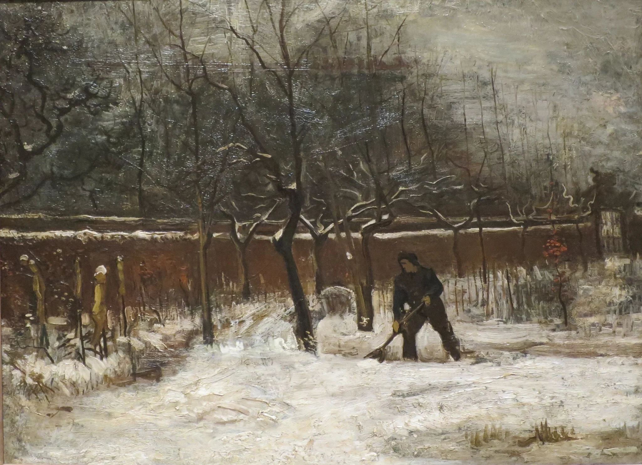 Winter (The Vicarage Garden under Snow), detail