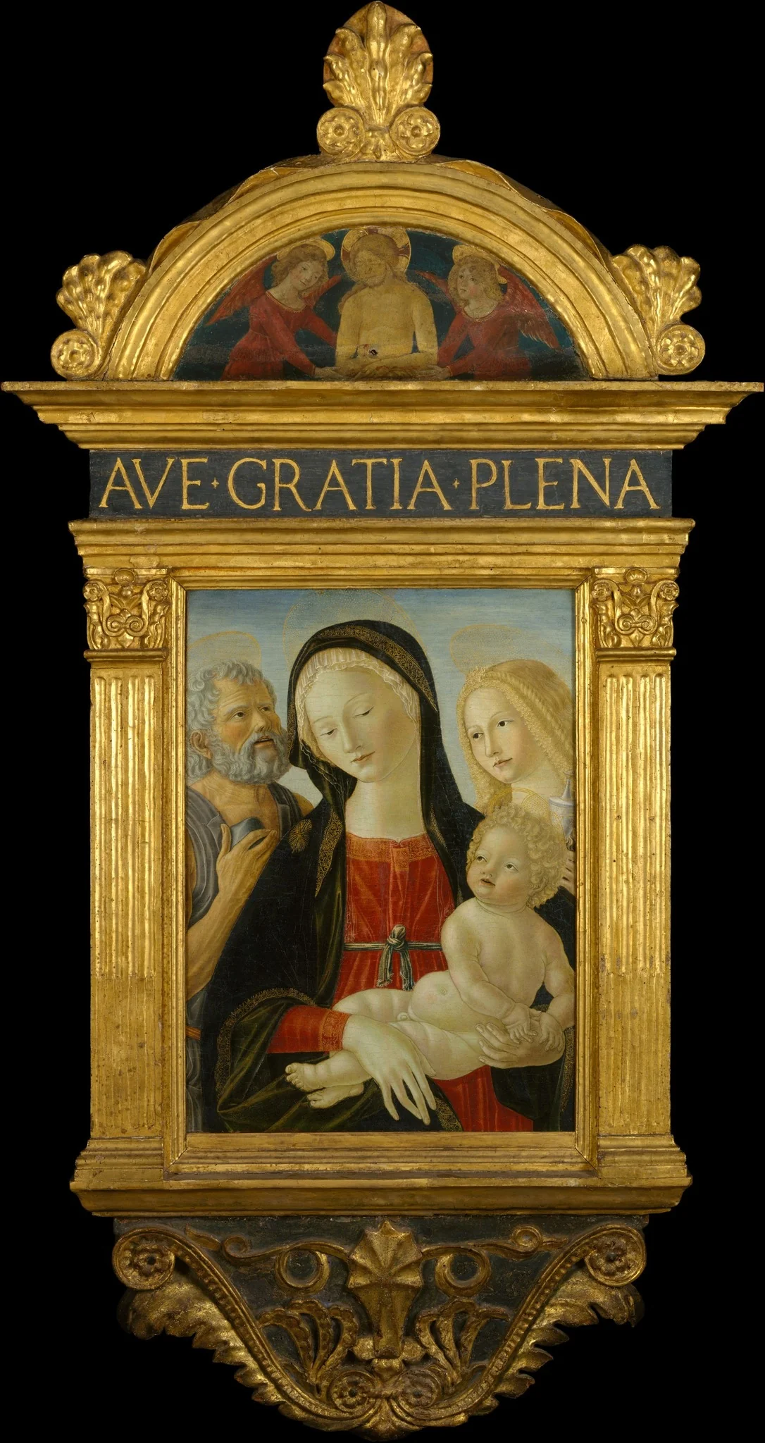Madonna and Child with Saints Jerome and Mary Magdalen, detail