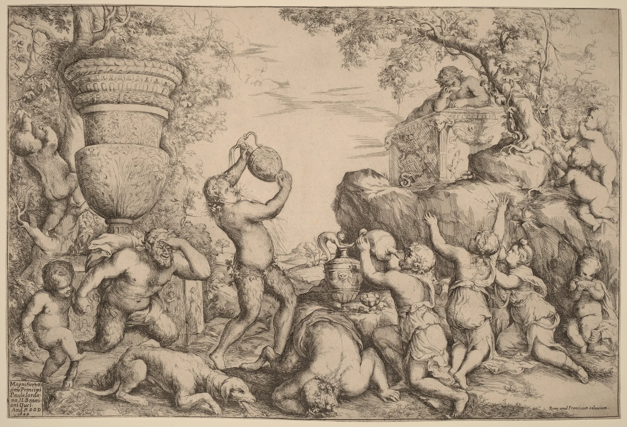 Bacchanal, detail