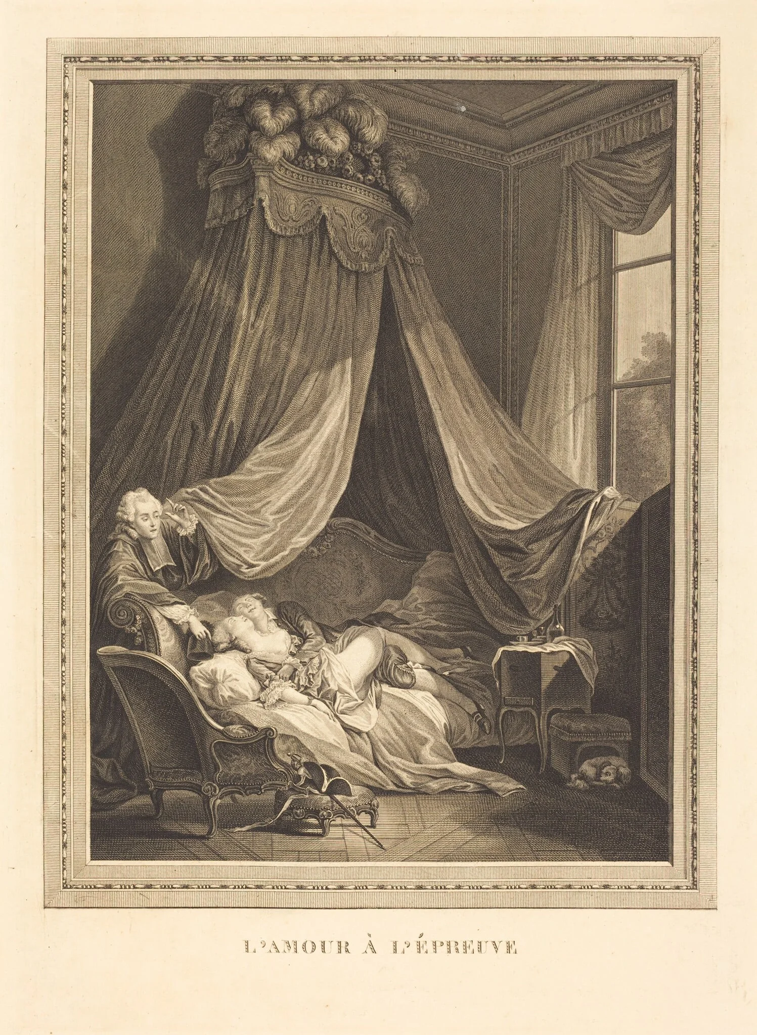 L'Amour à l'épreuve, detail