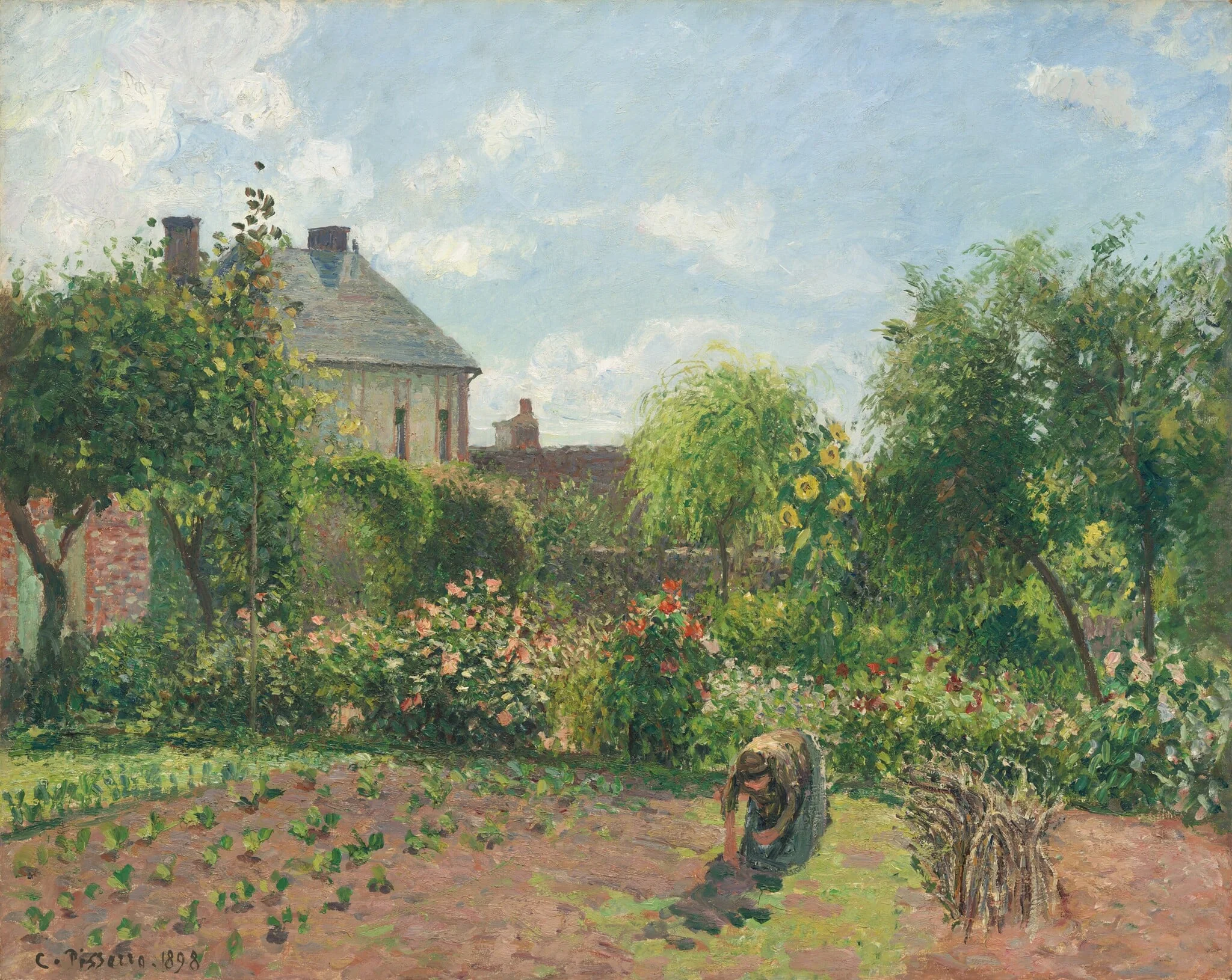 The Artist's Garden at Eragny, detail