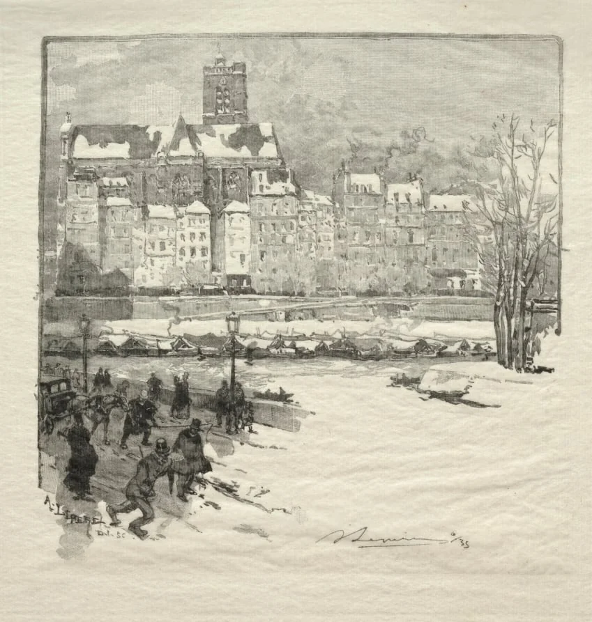 Quai de l'Hôtel de Ville, detail