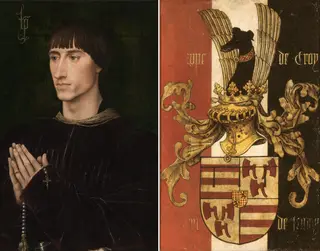 Diptych of Philippe de Croy, by Rogier van der Weyden, oil, 1460