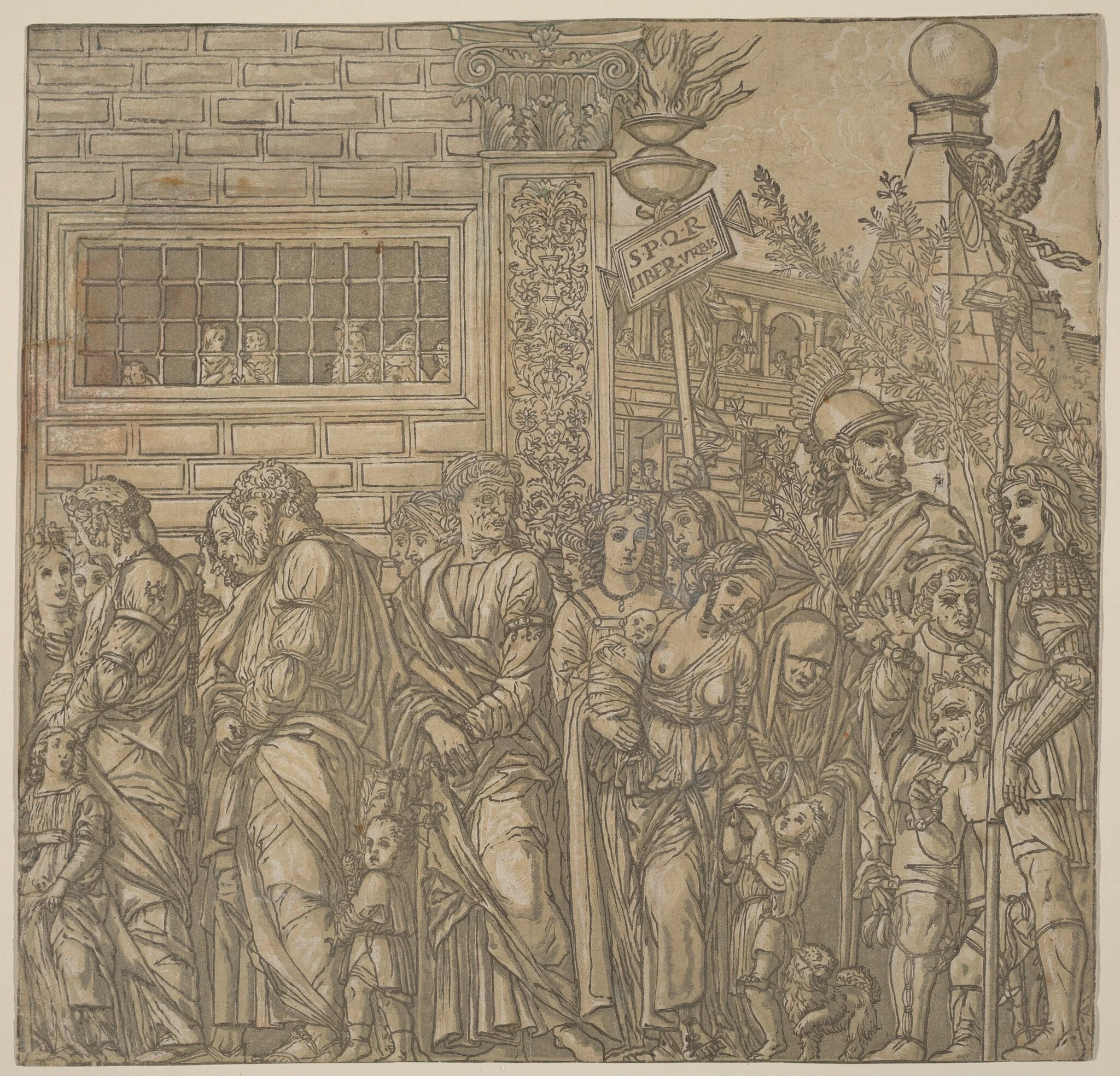 The Triumph of Julius Caesar, detail