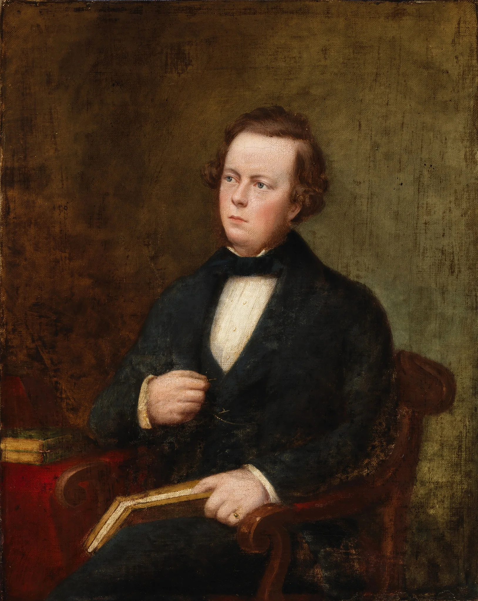 Portrait of Denis Florence McCarthy (1817-1882), Poet, detail