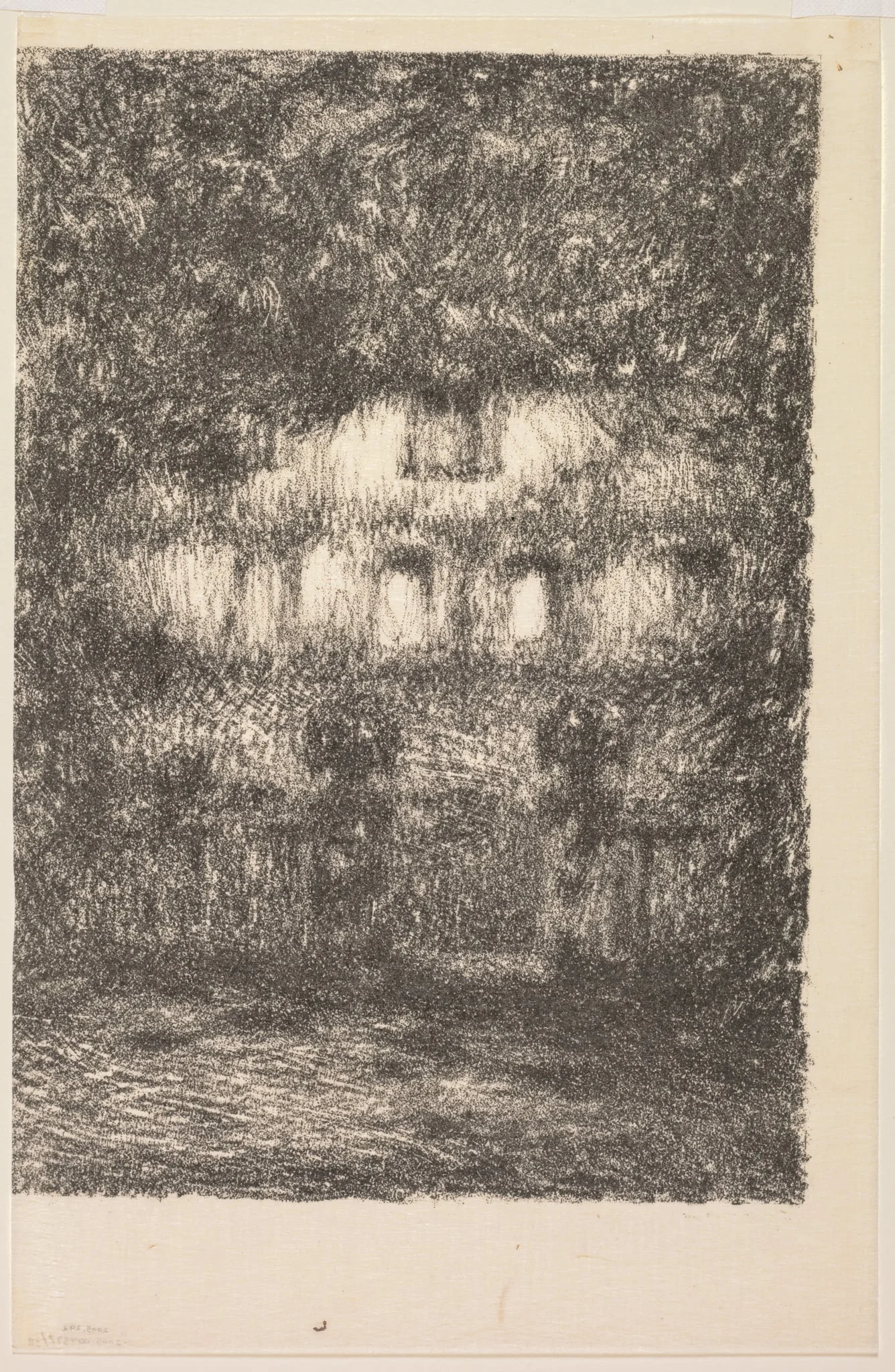 The House in Moonlight, detail