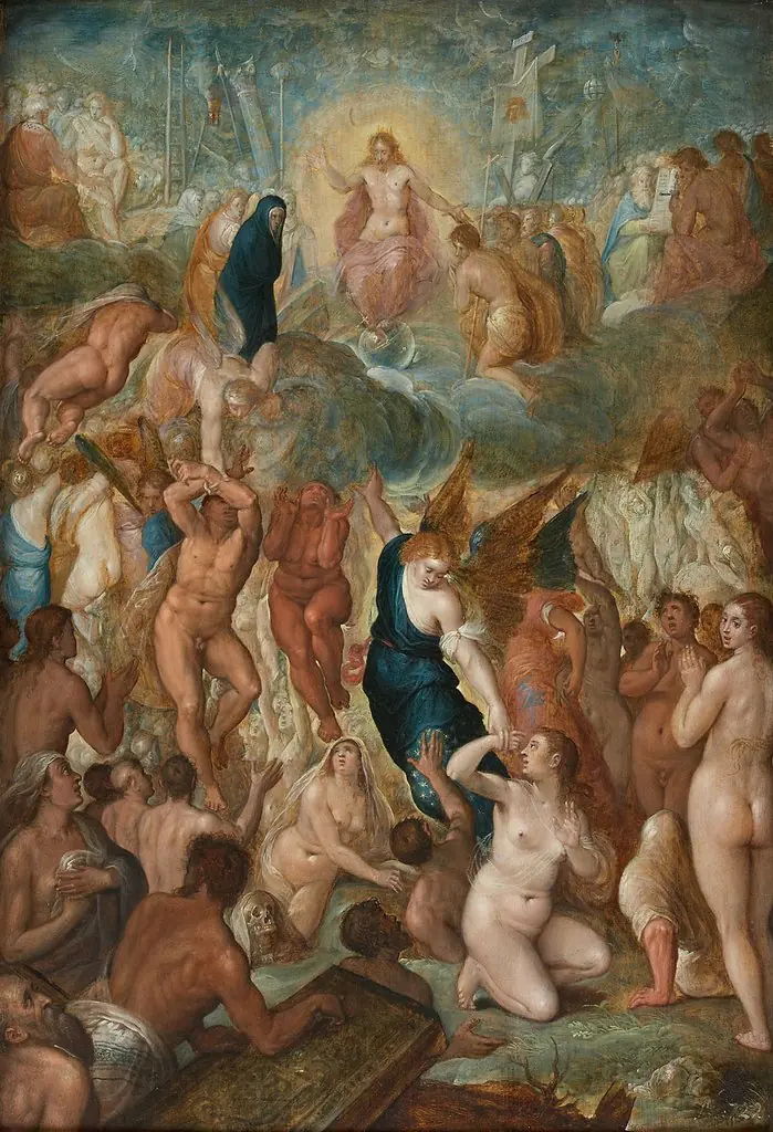 The Last Judgment, by Hieronymous Francken II, unspecified, 1607
