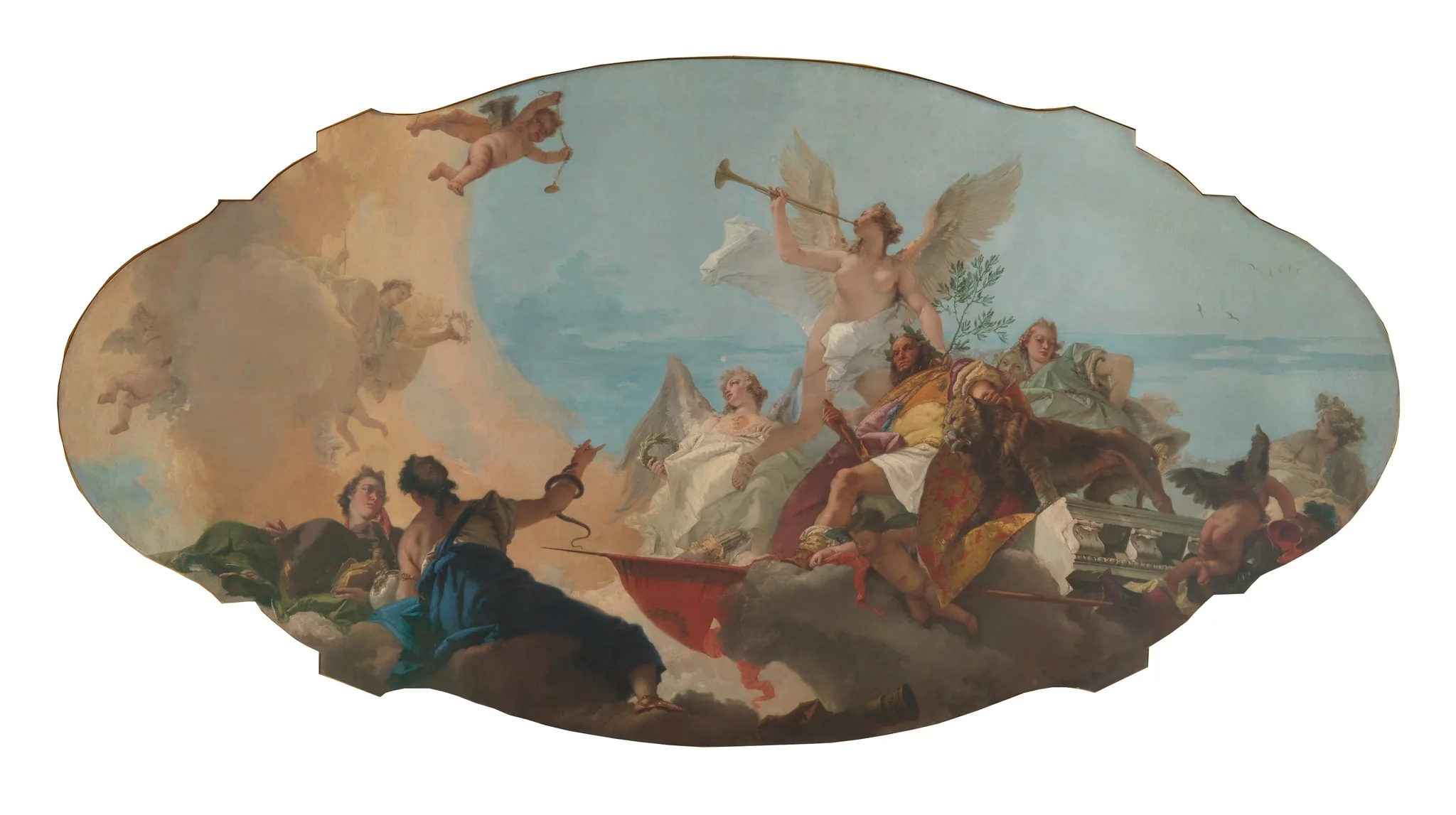 The Glorification of the Barbaro Family, detail