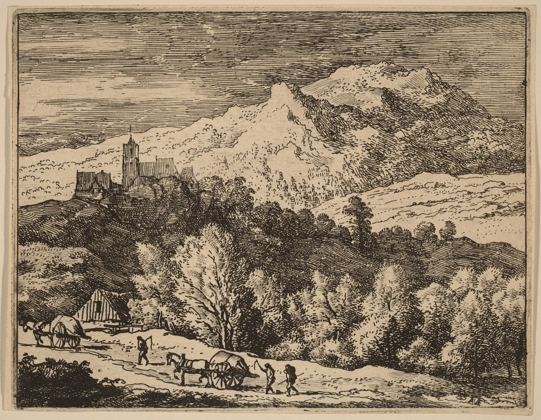 Two Carts, detail