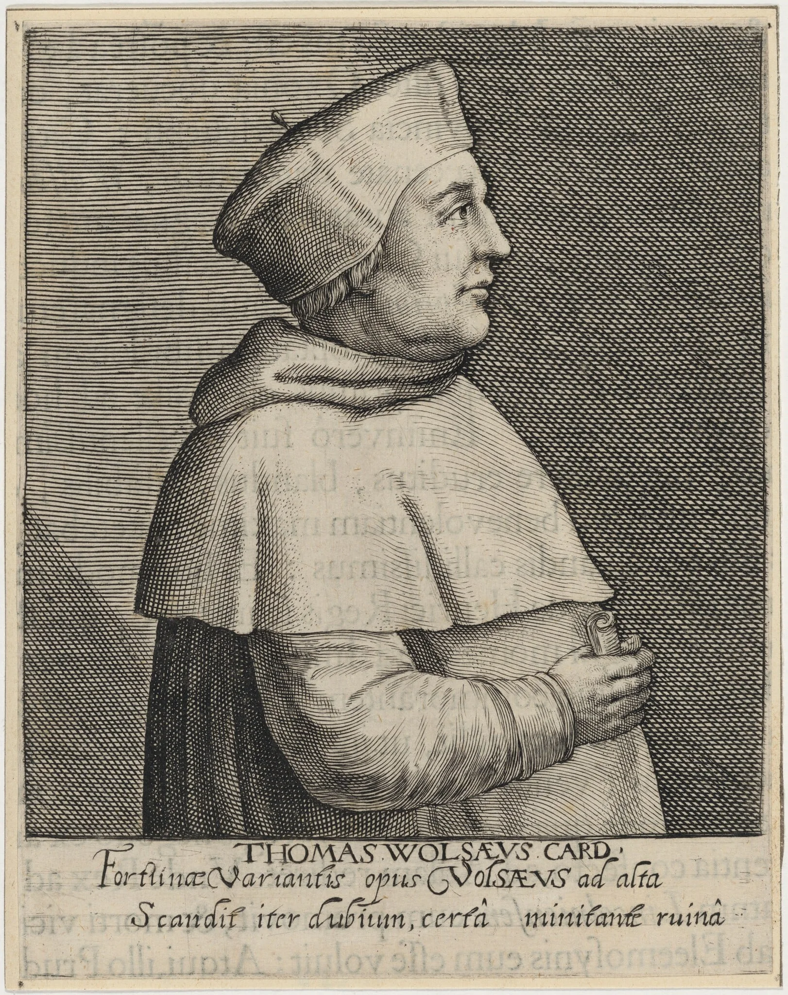 Thomas Wolsey, Cardinal, detail
