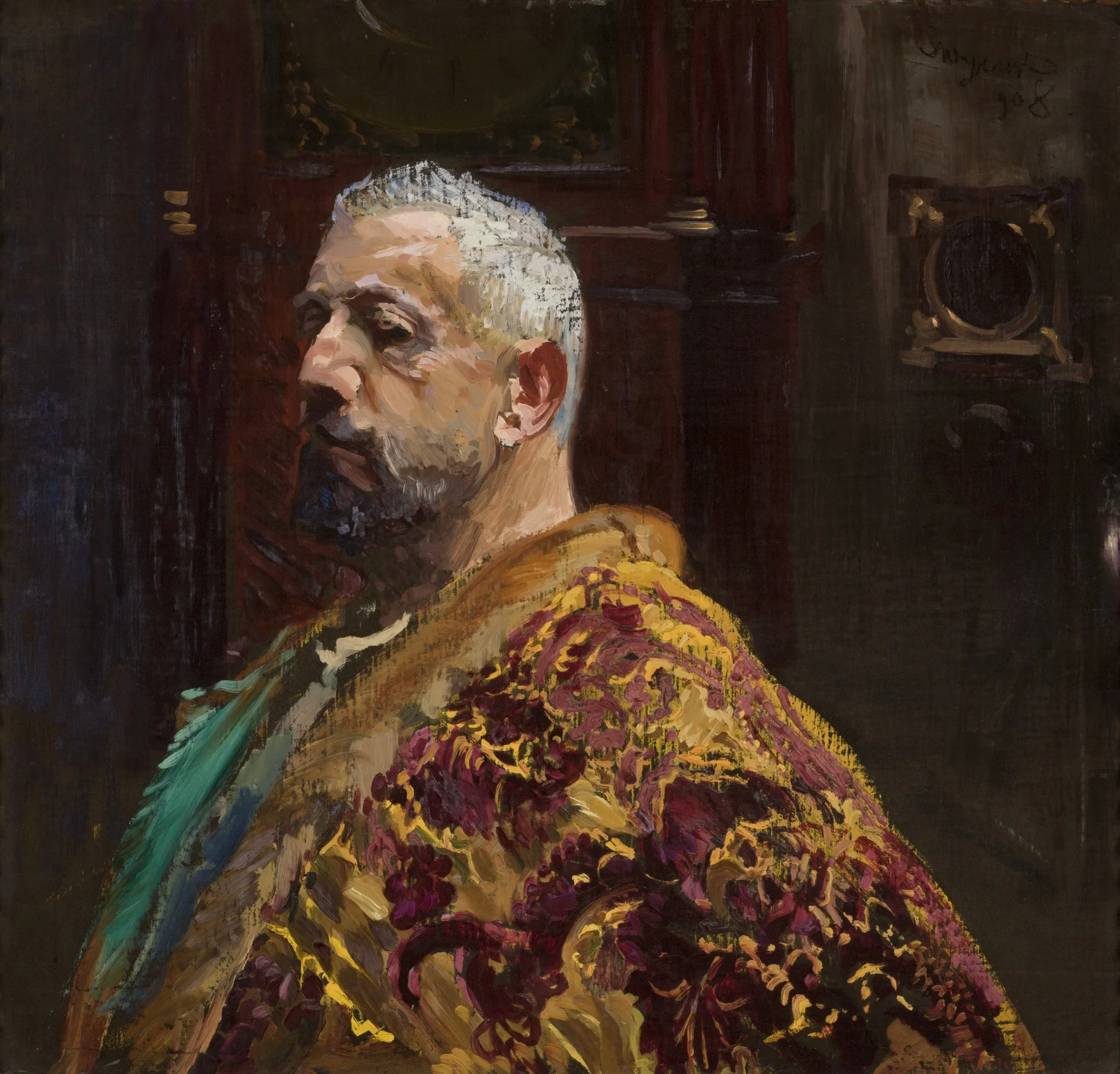 Portrait of Erazm Barącz, detail