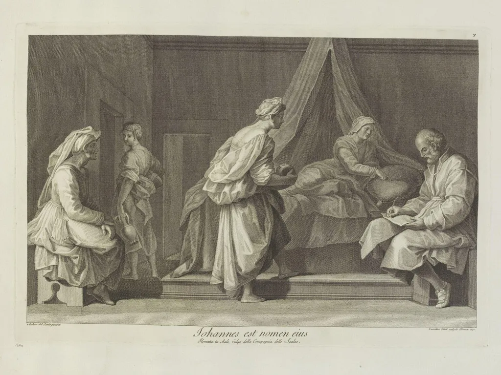 The Naming of St. John, by Camillo Tinti, 1750