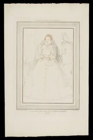 H Beard Print Collection, by Federico Zuccaro, 1575