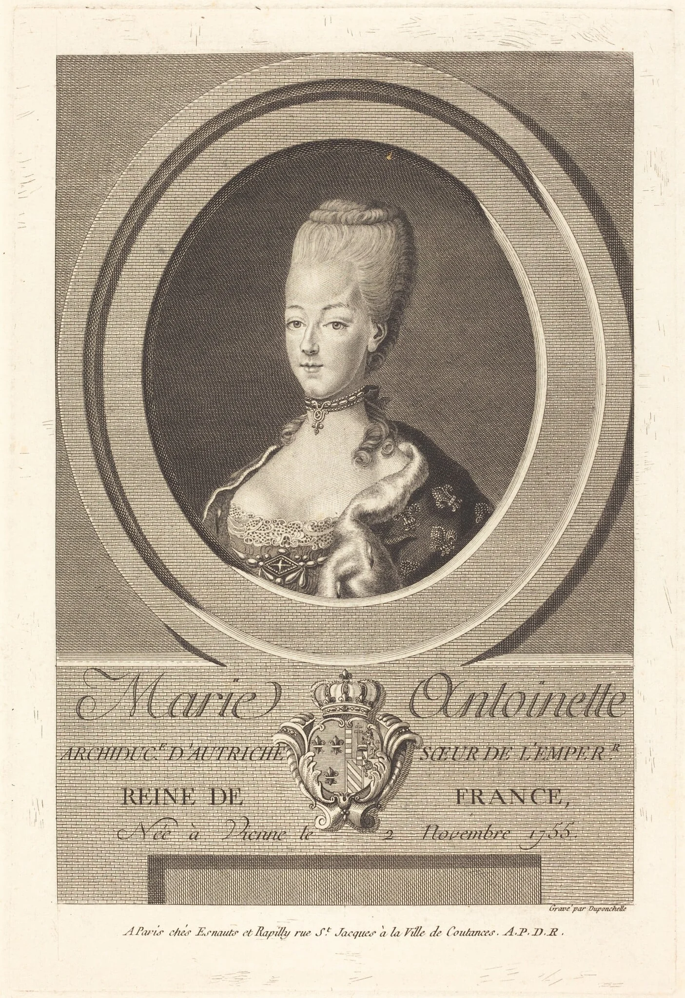 Marie-Antoinette, detail