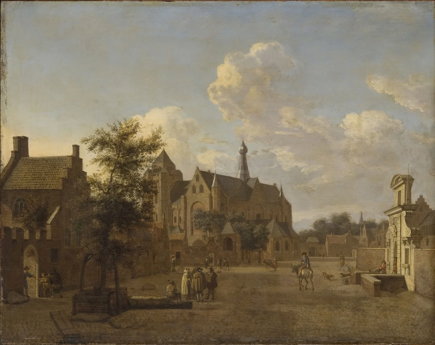 View of Veere, Zeeland, detail