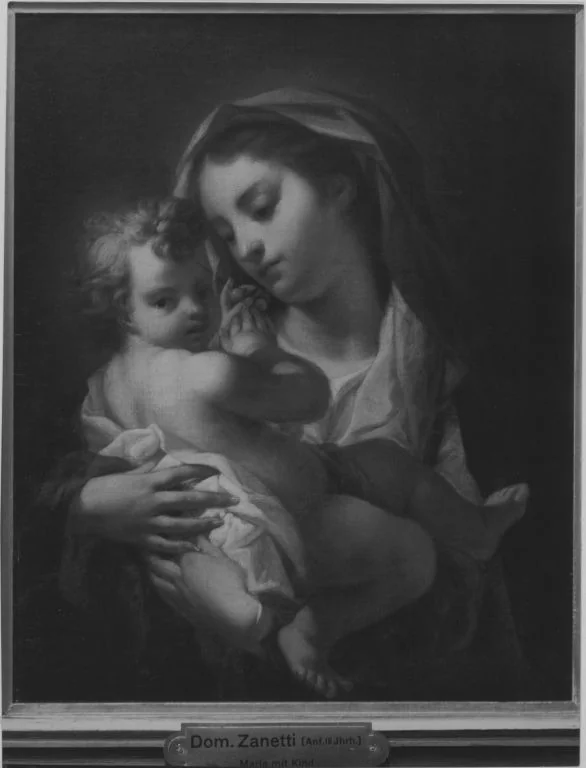 Madonna and Child, detail
