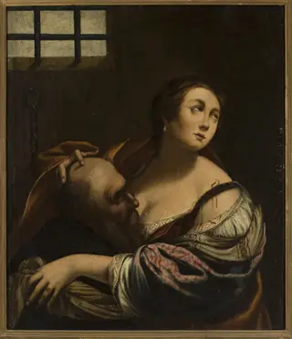 Caritas Romana, by Simon Vouet, oil, 1629