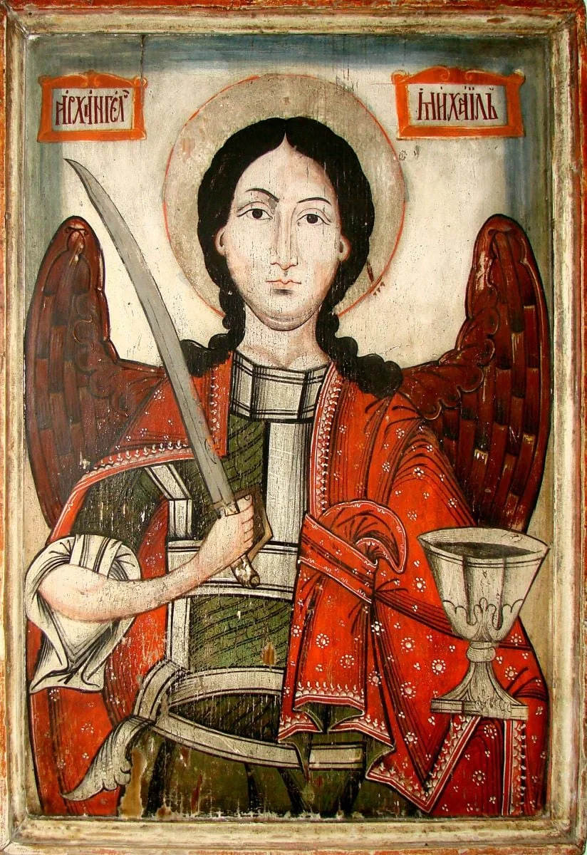 Arhanghelul Mihail, detail