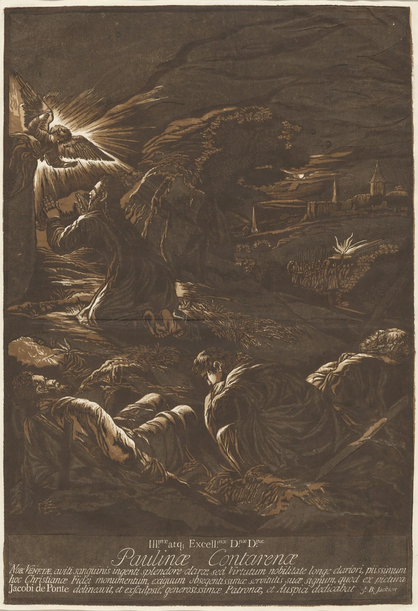 Christ on the Mount of Olives, detail