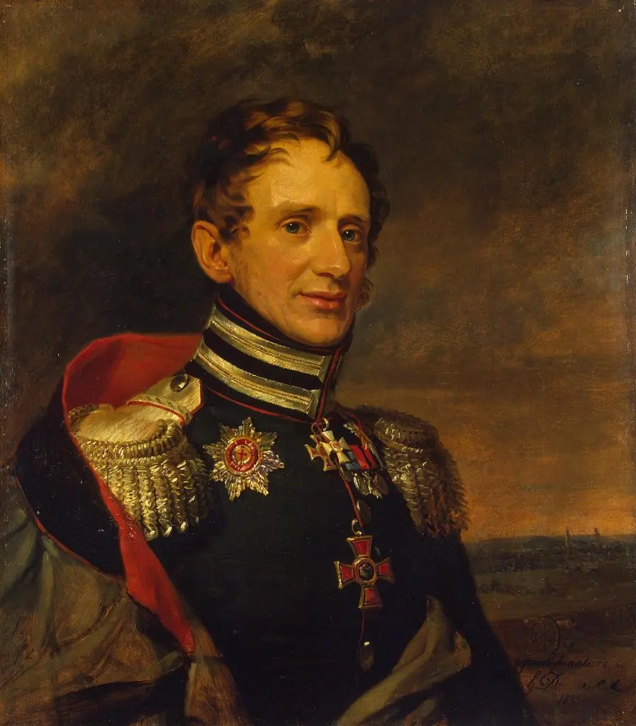 Portrait of Yegor K. Sievers (1779-1827) (3rd), by George Dawe, oil, 1821