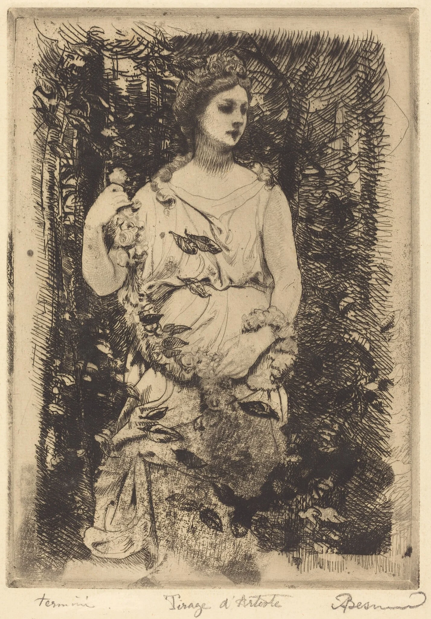 La Flore de le Gros, detail