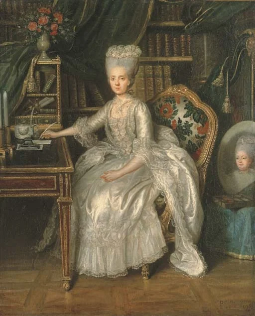 Portrait of Marie Adélaïde of France (1732-1800), detail