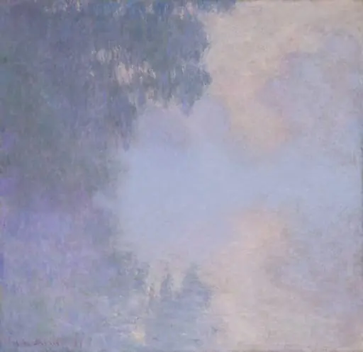 Branch of the Seine near Giverny (Mist), by Claude Monet, oil, 1897