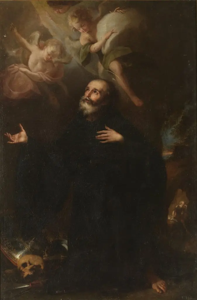 Saint William of Aquitaine, by Alonso del Arco, oil, 1601