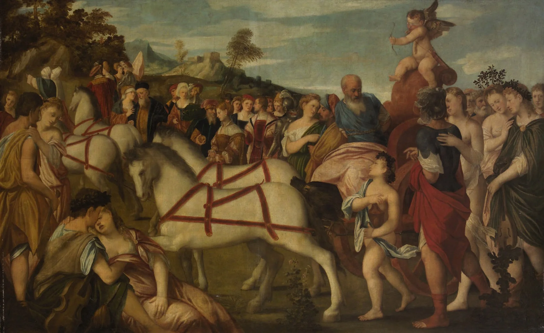 Triumph der Liebe, detail
