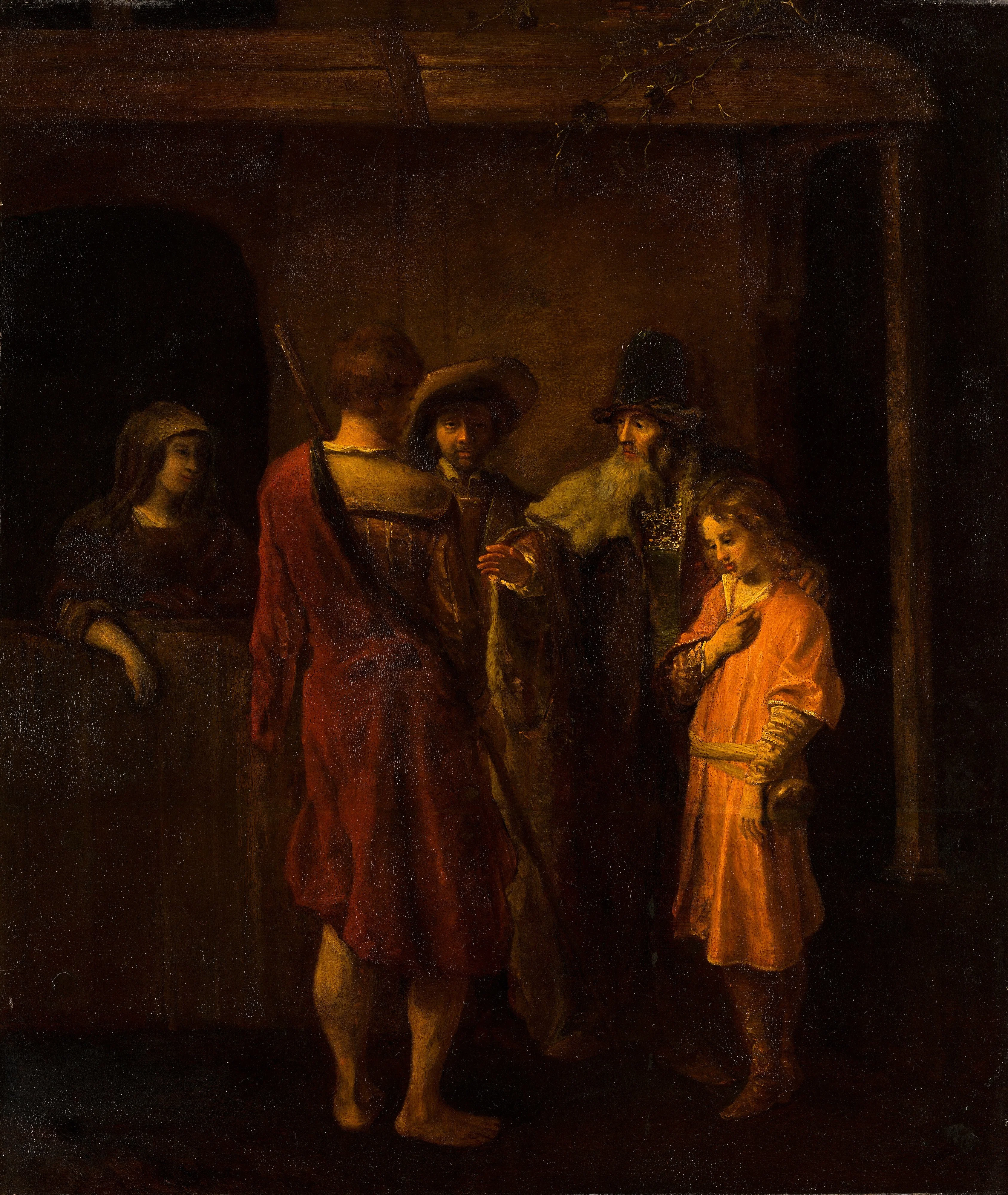 The Departure of Benjamin, detail