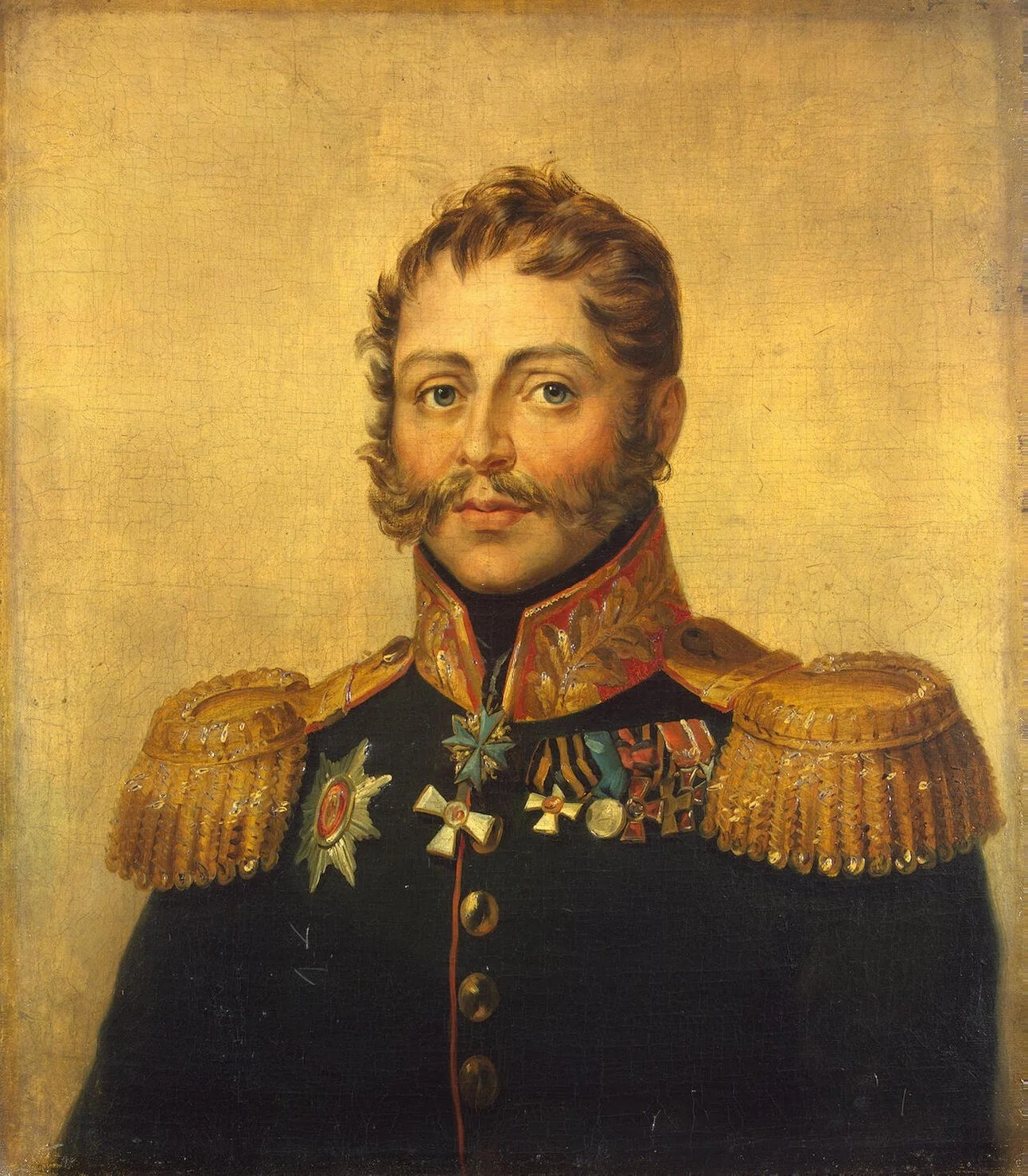 Portrait of Alexander I. Markov (1781-1844) (2nd), detail