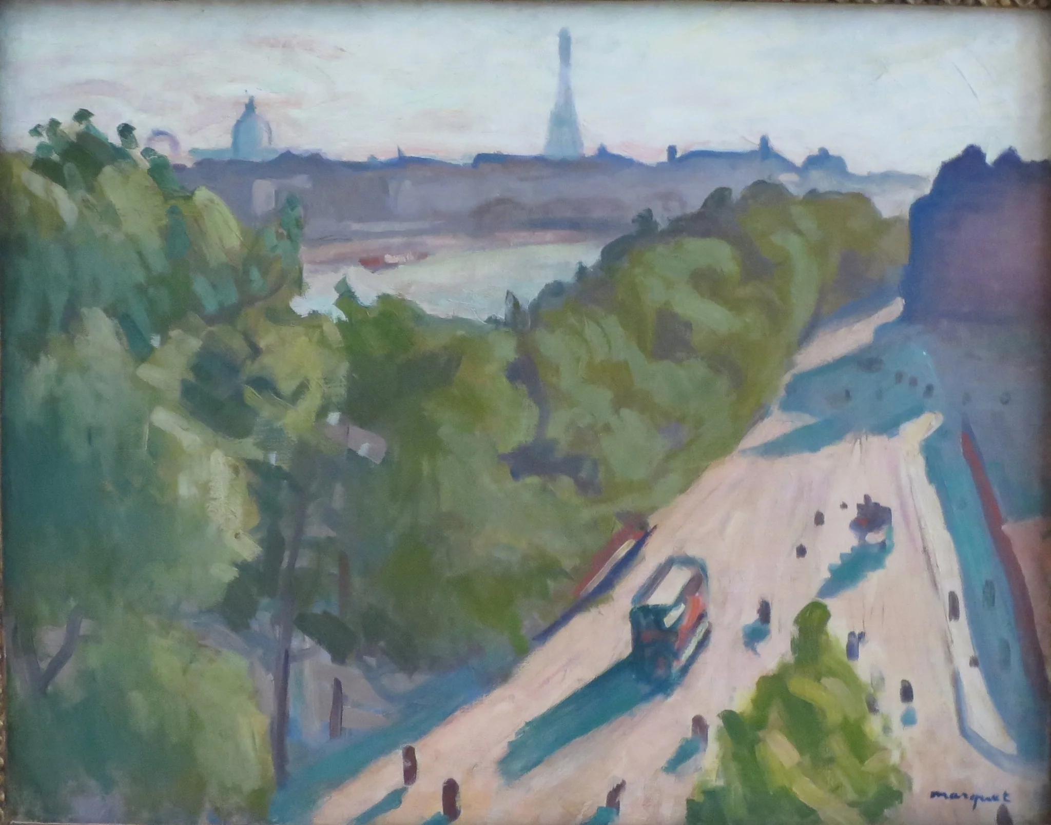 Louvre Embankment, Summer, detail