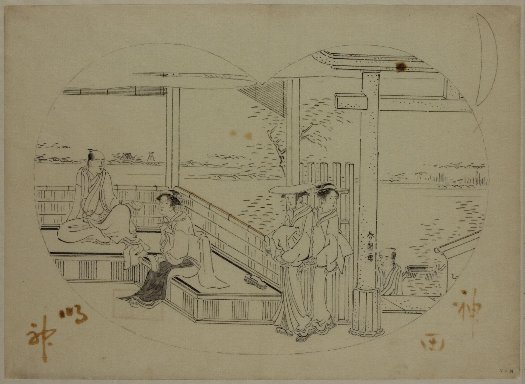 The Kanda Myojin Shrine, detail