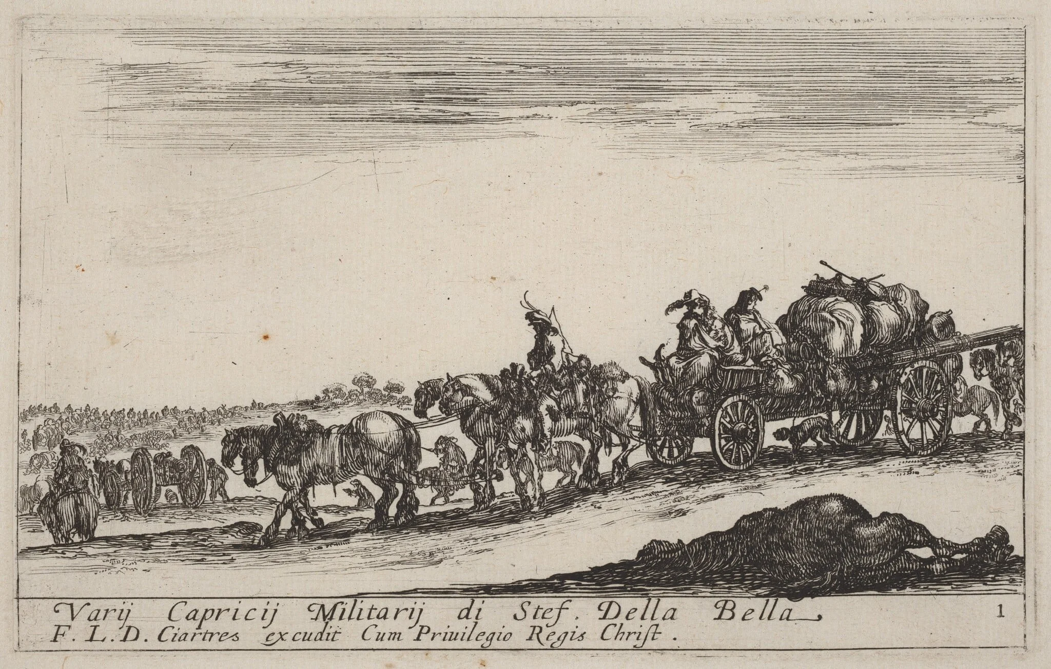 Baggage Train, detail