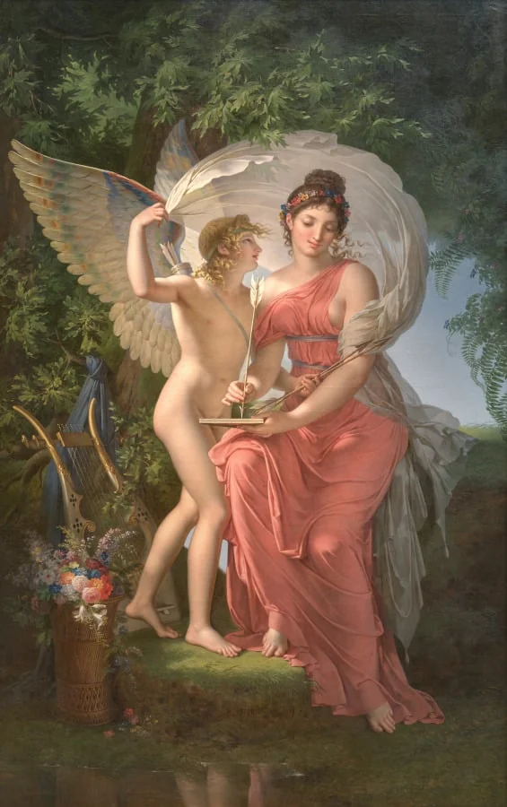 Erato, Muse of Lyrical Poetry, detail