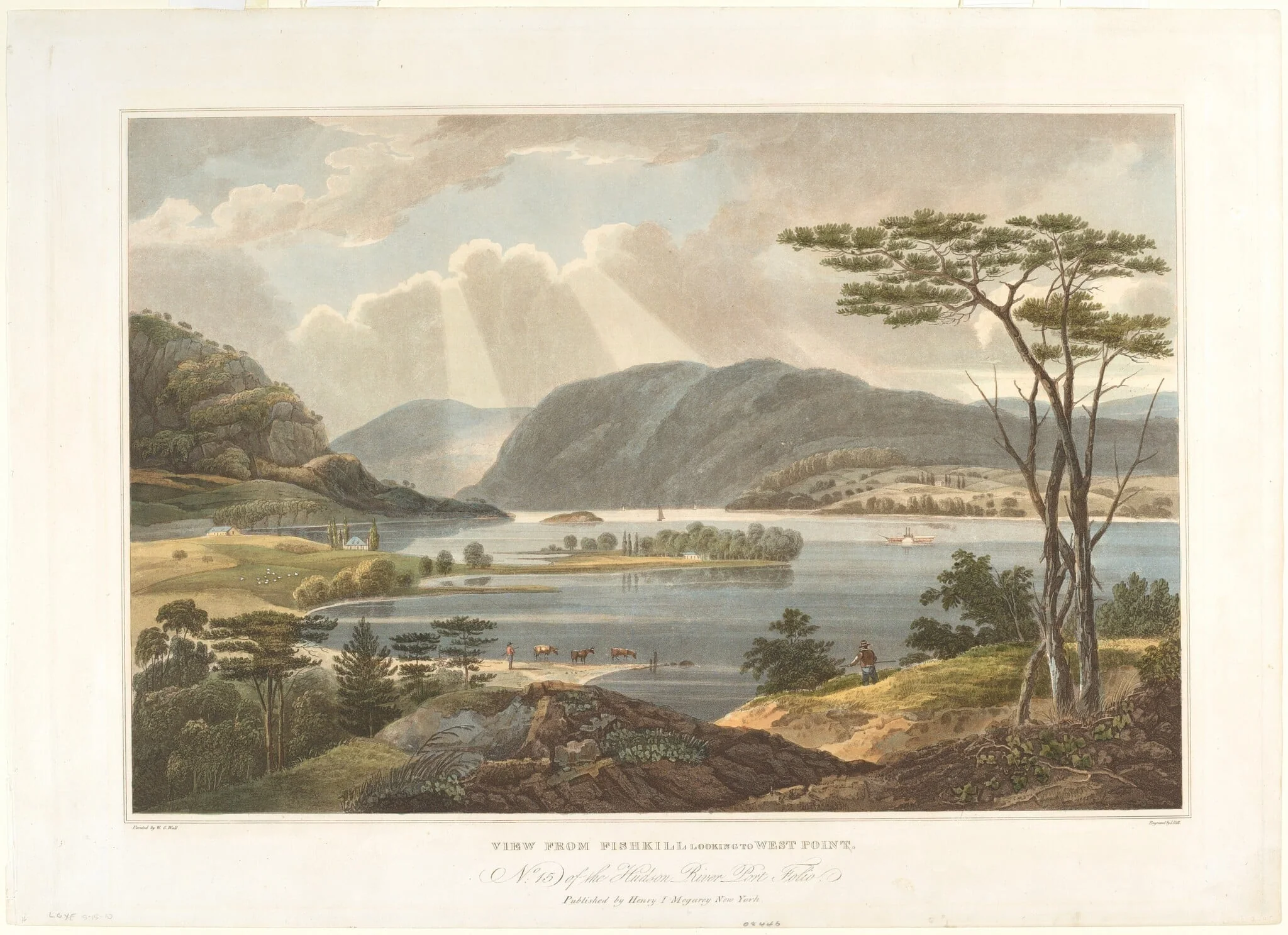 View from Fishkill Looking to West Point, detail