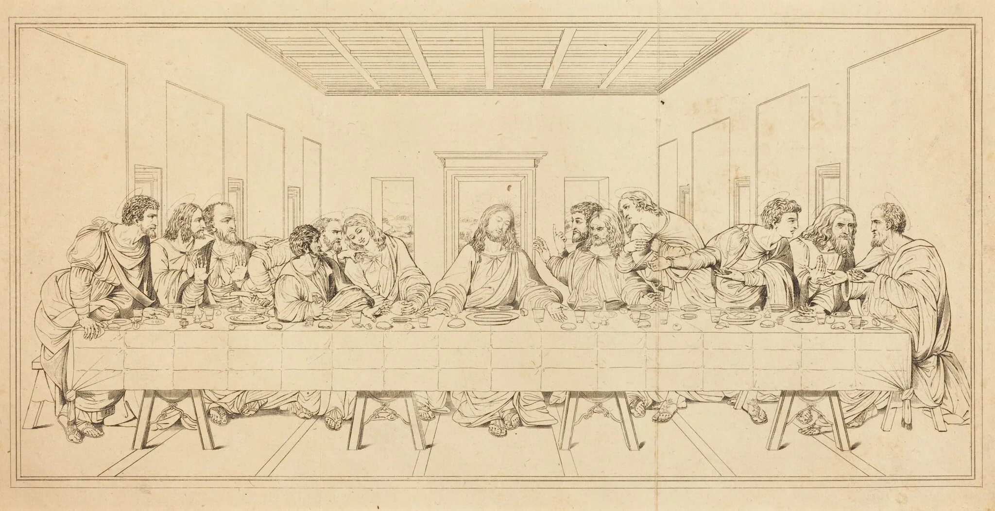 The Last Supper, detail