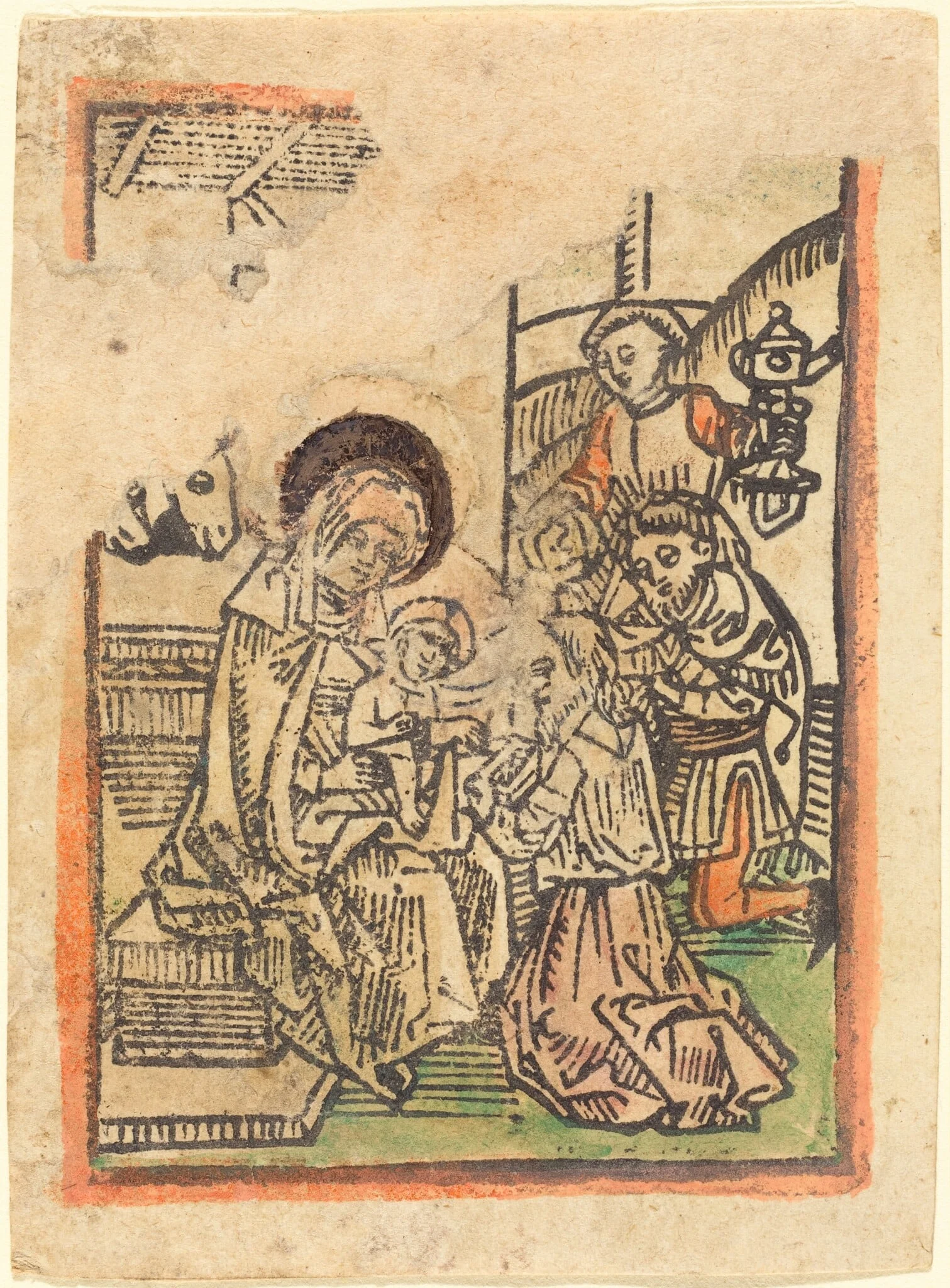 The Adoration of the Magi, detail