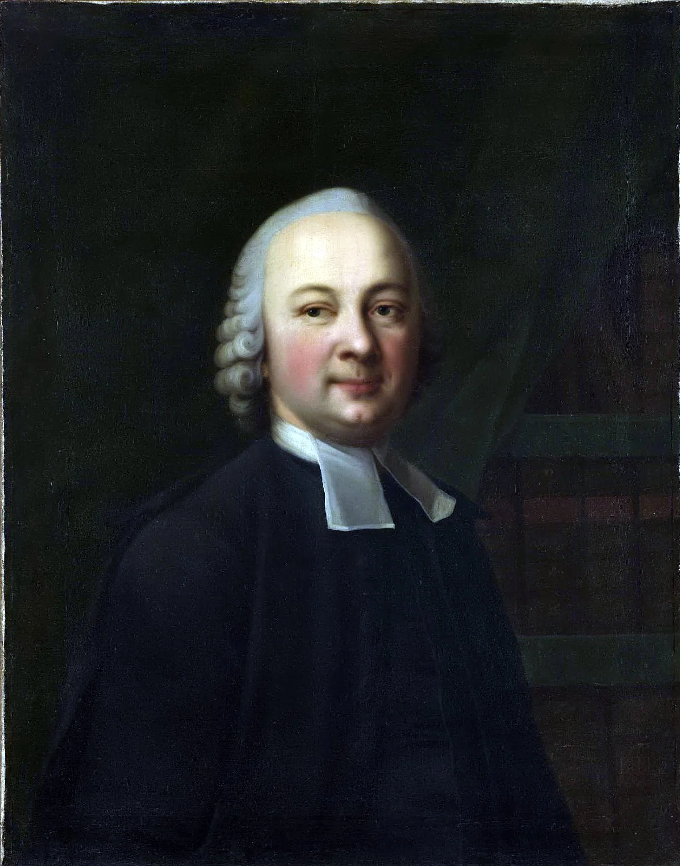 Portrait of Pastor A.F. Byushing, detail