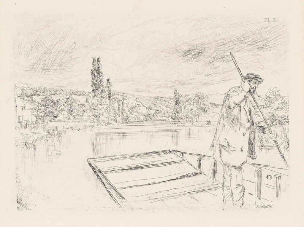 The Punt, by James McNeill Whistler, 1861