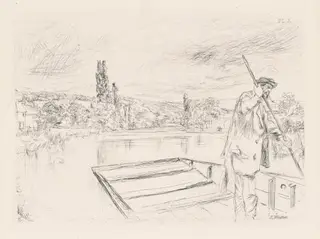 The Punt, by James McNeill Whistler, 1861