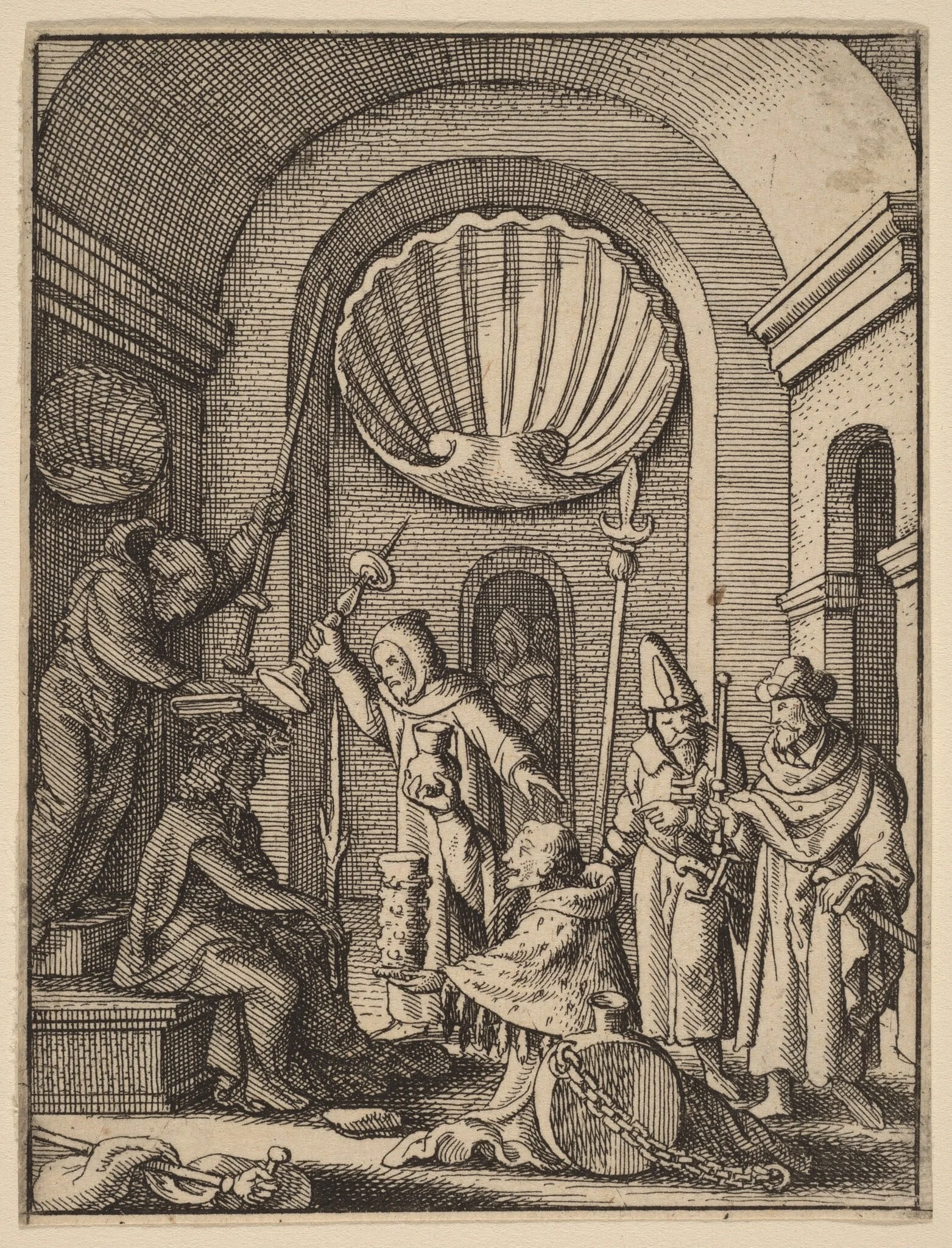 The Mocking, detail