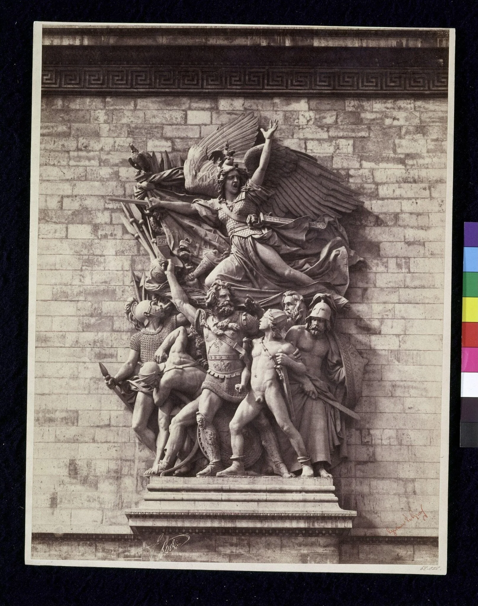 The Marseillaise (The Departure of the Volunteers of 1792), by François Rude, 1833–36, Arc de Triomphe de l’Etoile, Paris, detail