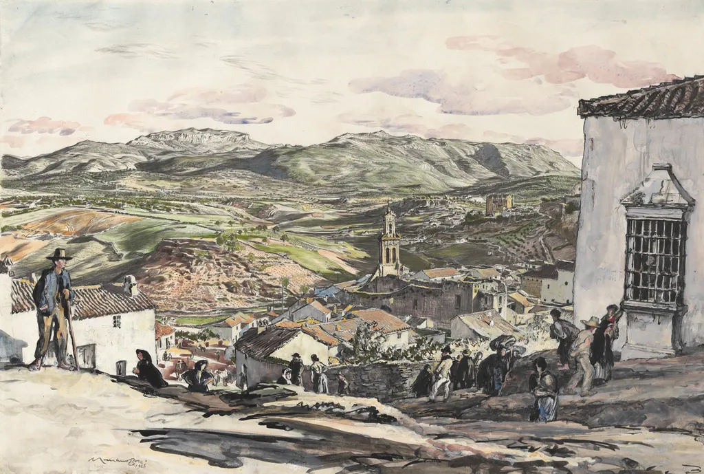 Andalusia, Spain, by Muirhead Bone, 1925