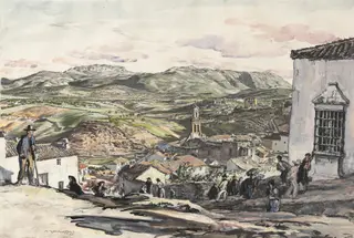 Andalusia, Spain, by Muirhead Bone, 1925