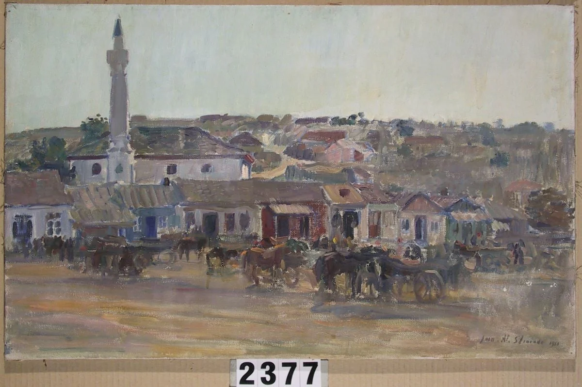Piață din Cernavodă, detail