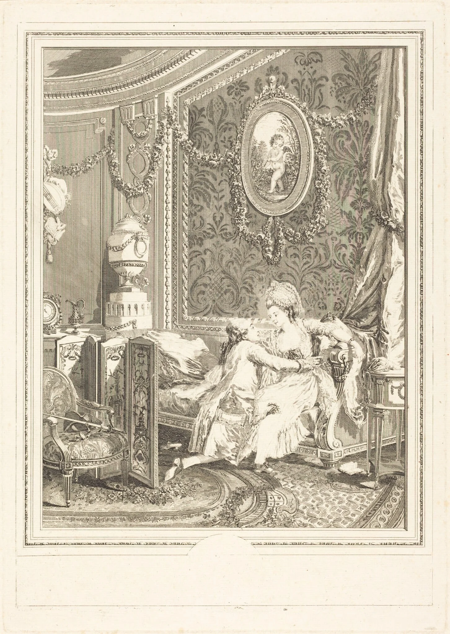 L'heureux moment, detail
