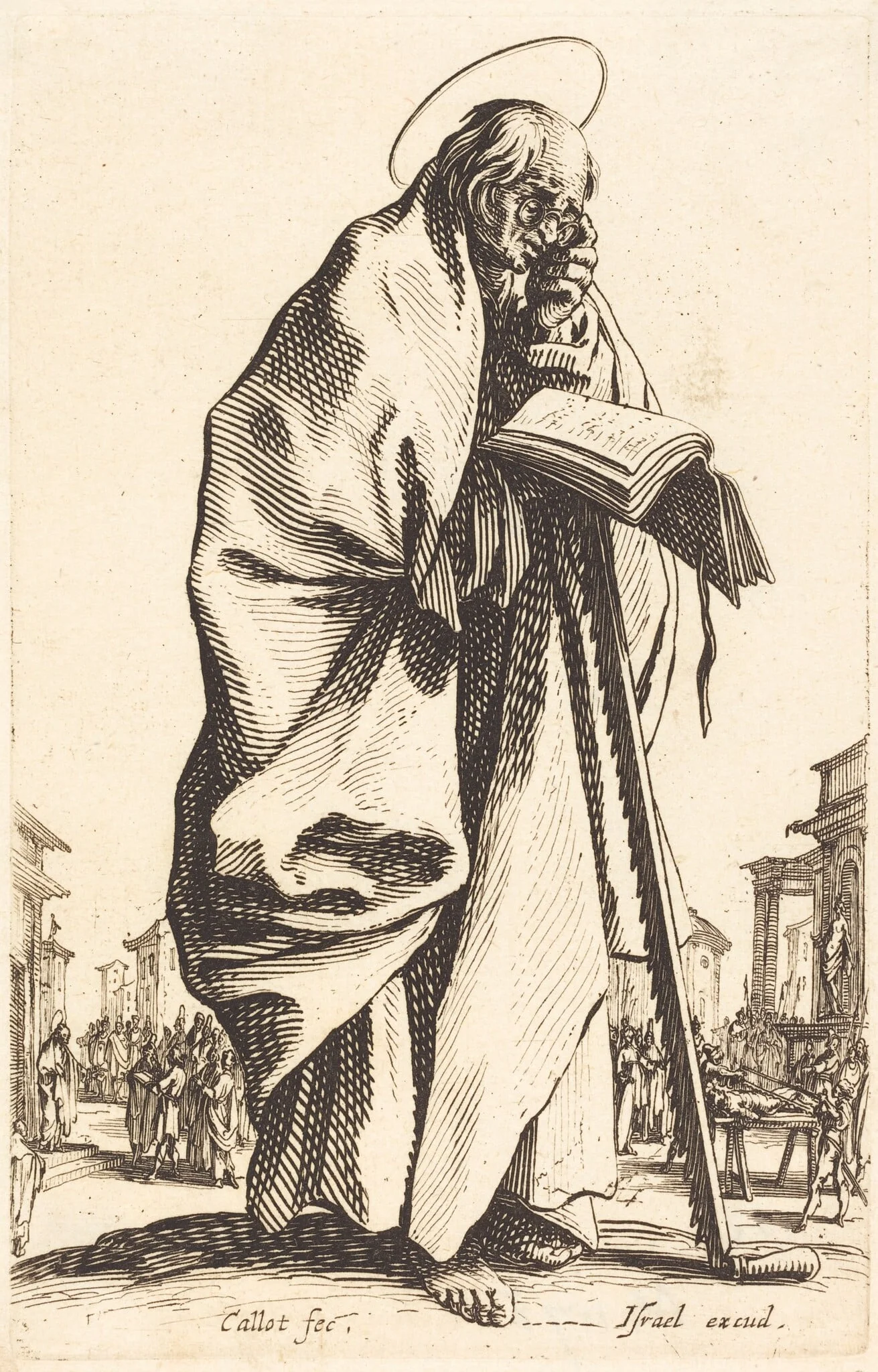 Saint Simon, detail