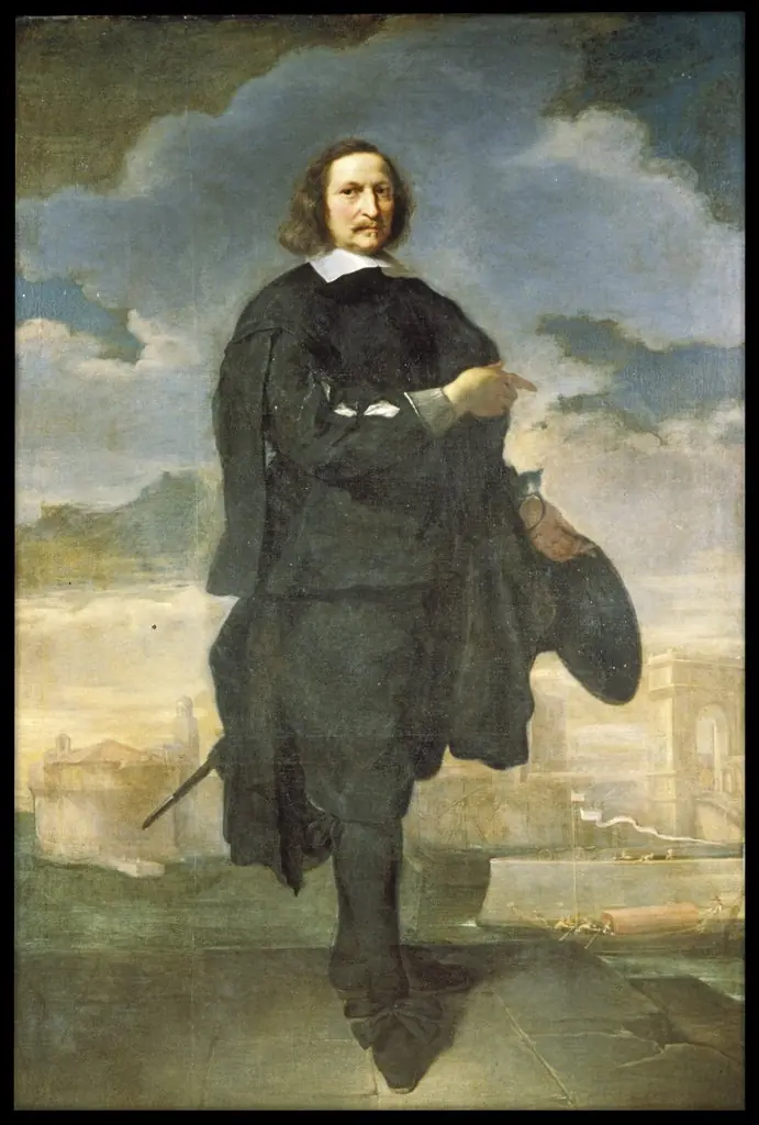 Portrait of Balthasar van der Goes, by Luigi Primo, oil, 1650